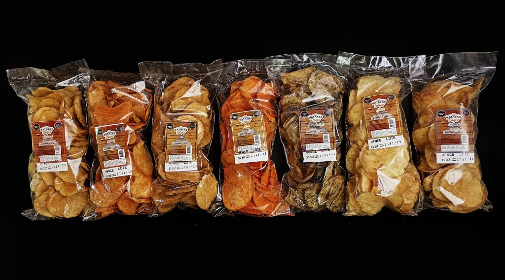 papas chips artesanales